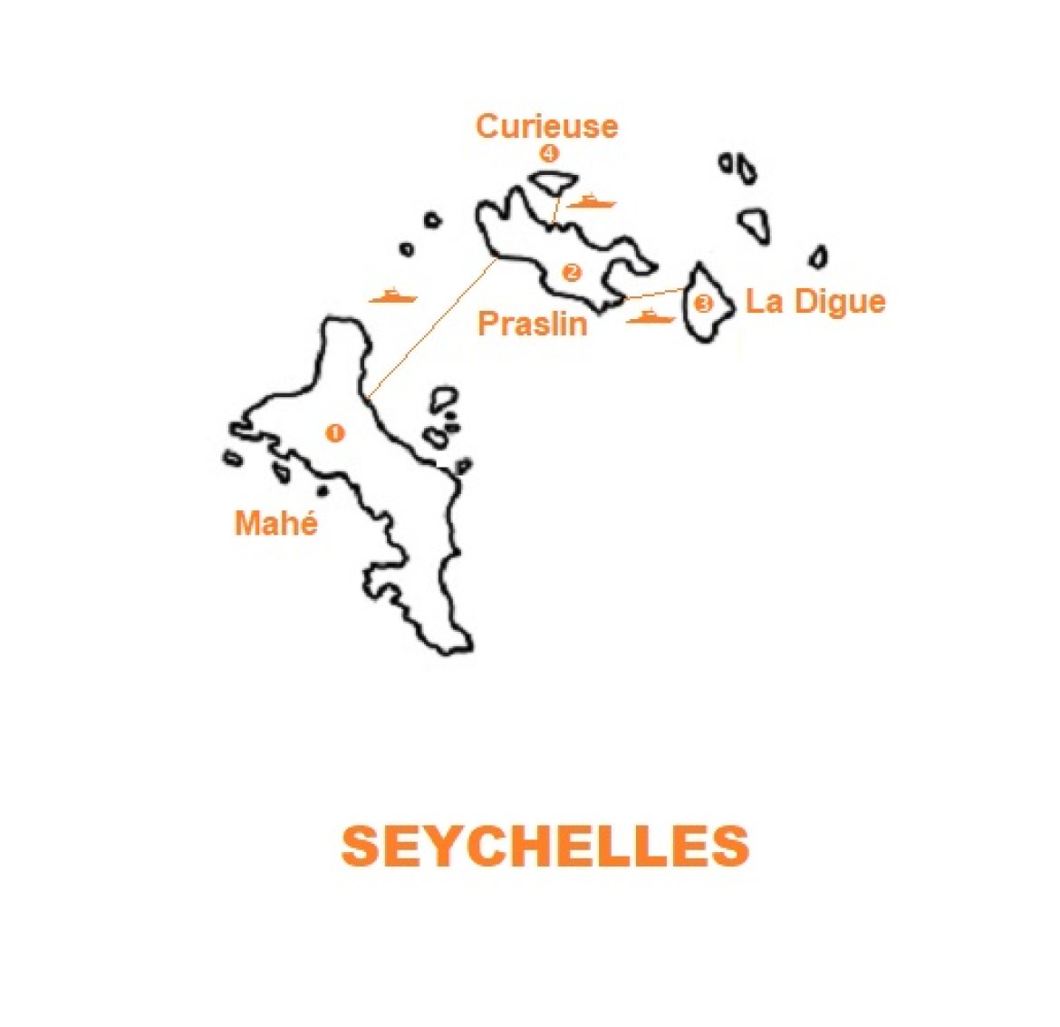 Mappa viaggio-seychelles